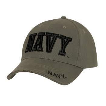 Rothco Custom Made Deluxe Navy Low Profile Cap | Military Hat | Navy Cap | Adults Military Cap
